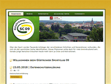 Tablet Screenshot of gsc09.de